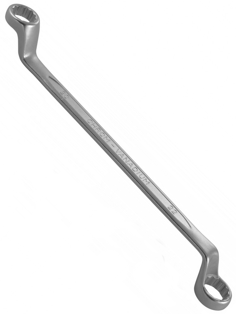 Ключ гаечный накидной изогнутый 75°, 21х23 мм Jonnesway W232123 - фото